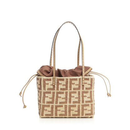 Roll Small Handbag in Metallic