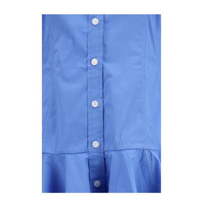 MAYFEYR - Ganni - Cotton Shirt Dress With Balloon Skirt - A1030645