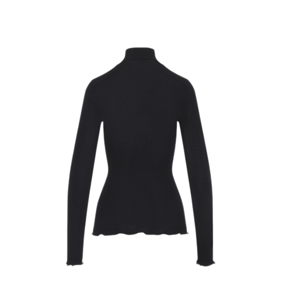 Ribbed Knit Turtleneck Top
