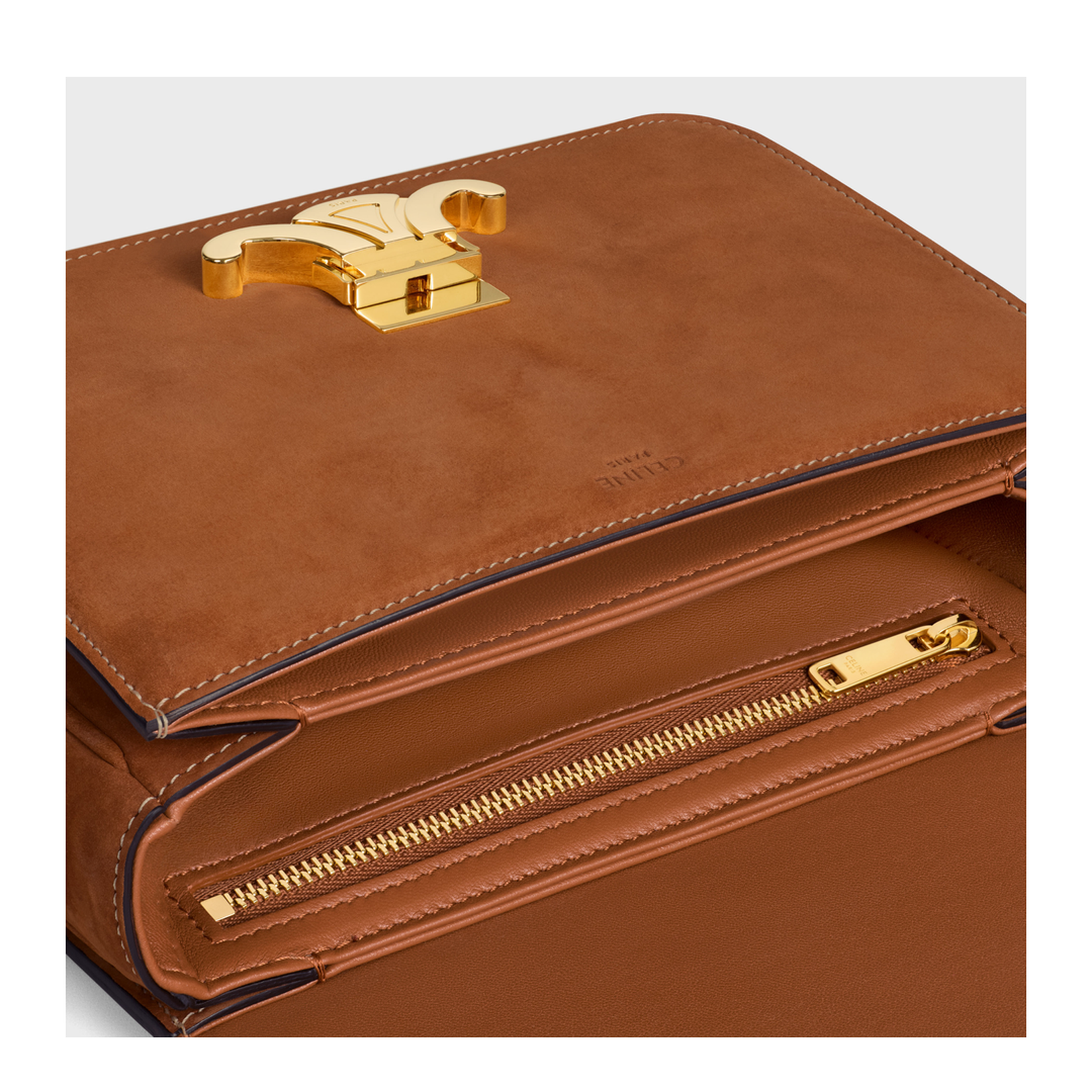 Triomphe Bag in Nubuck Calfskin