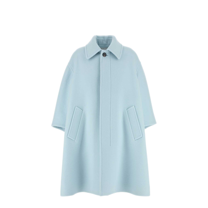 MAYFEYR - Bottega Veneta - Light Blue Cashmere Coat - 835474V34J04068