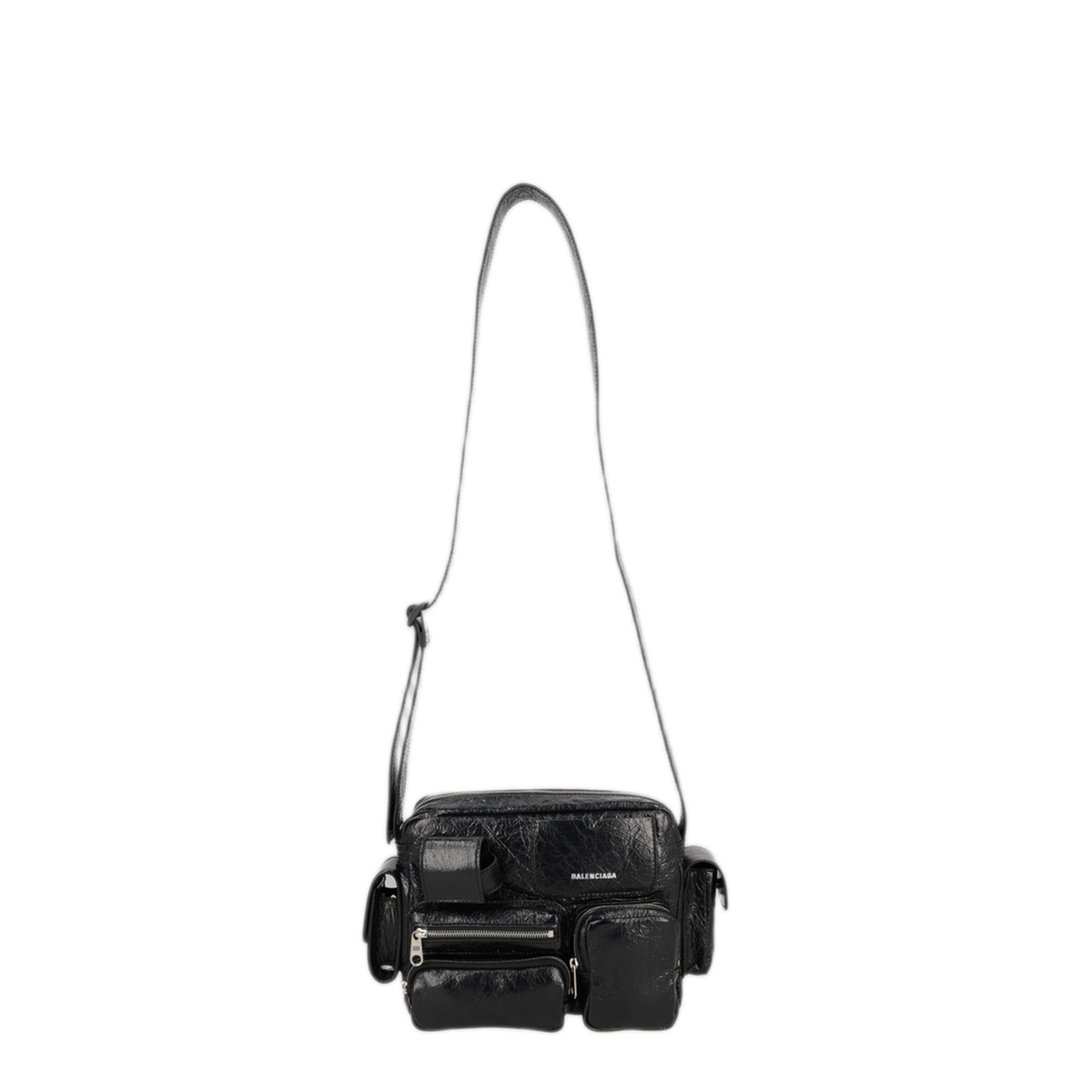 Superbusy Lambskin Camera Bag - Black
