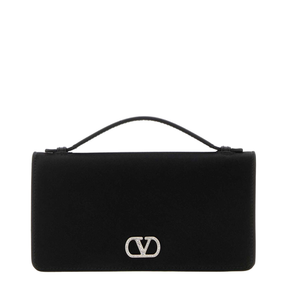 MAYFEYR - Valentino - Black Satin Wallet - 8W0P0AU1SEDEDM