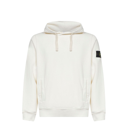 Hooded Sweatshirt in Brushed Organic Cotton Fleece