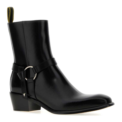 MAYFEYR - Fendi - Black Leather Ankle Boots - 7T196769FF0QA1