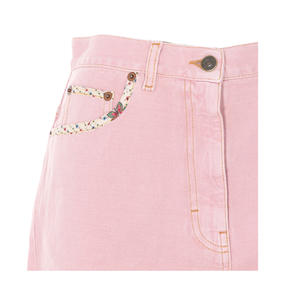 Logo Patch Shorts - Pink