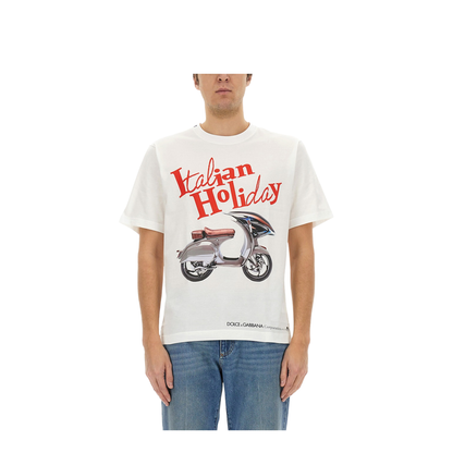 MAYFEYR - Dolce & Gabbana - T-Shirt With Wasp Print - G8PN9TG7O4SW0800