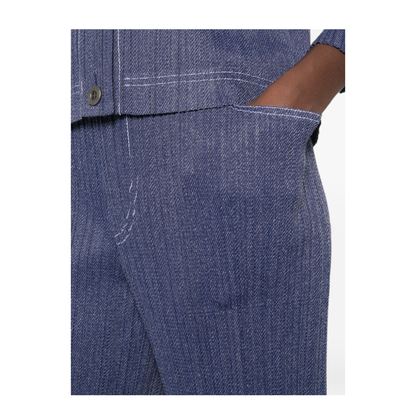 MAYFEYR - Pleats Please - Trousers Navy - PP66JF21375
