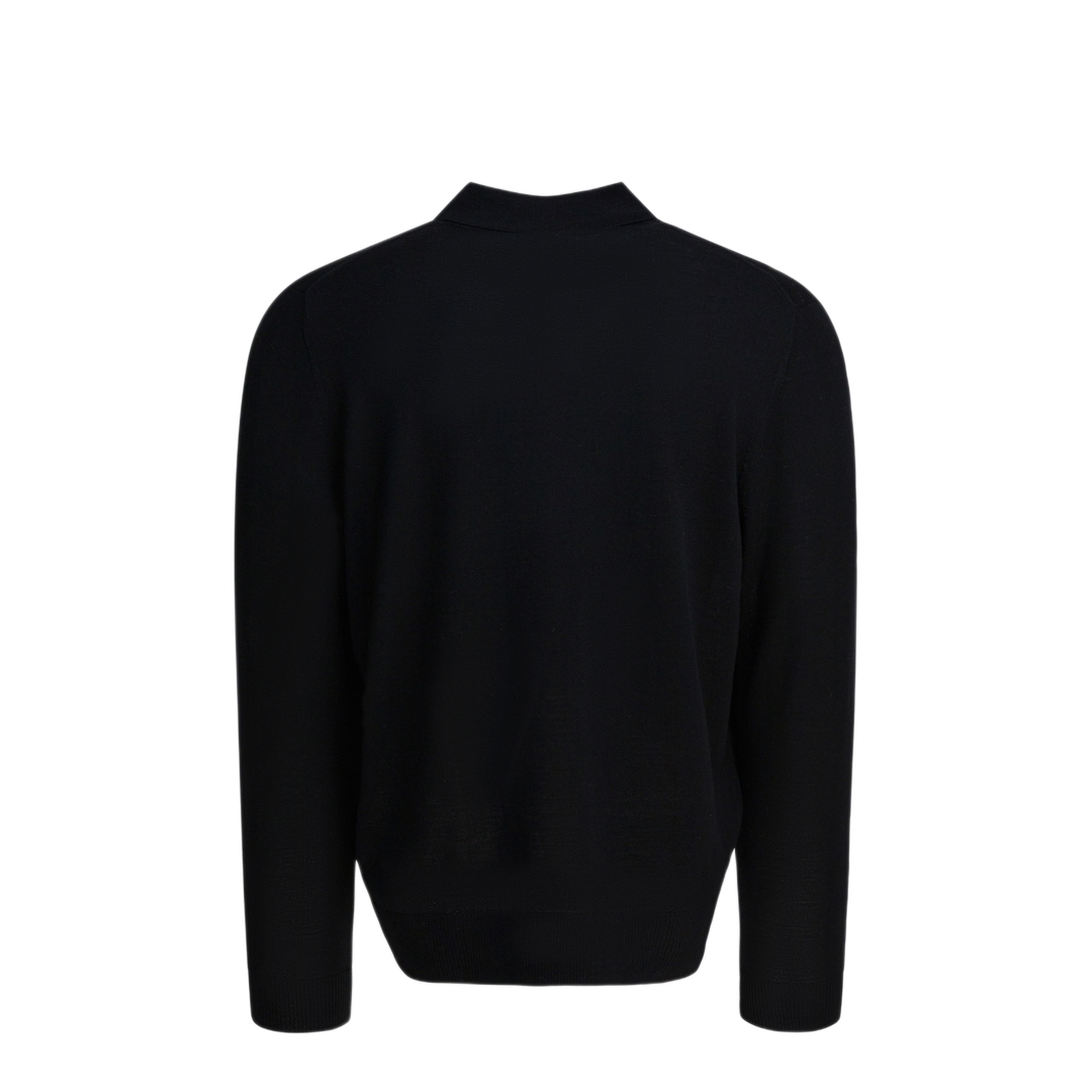 MAYFEYR - Vince - Merino Wool Polo Shirt - M05196453A001BLK