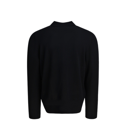 MAYFEYR - Vince - Merino Wool Polo Shirt - M05196453A001BLK