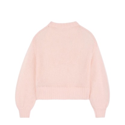 MAYFEYR - CHLOÉ KIDS - Embroidered Logo Wool Sweater - C2083946J