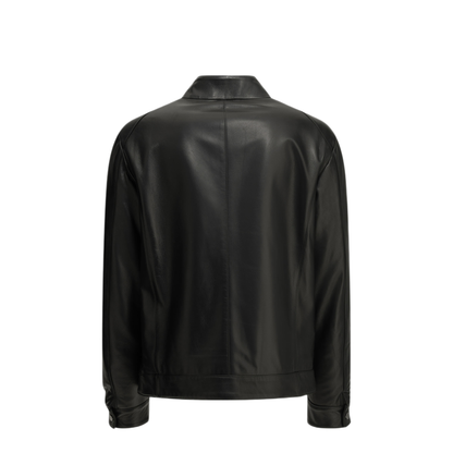 MAYFEYR - Altum - Padded Leather Jacket - MNLTHBOMBERNERO