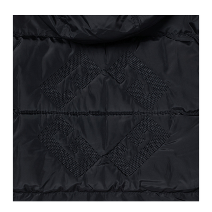 Black Puffer Jacket with G Print