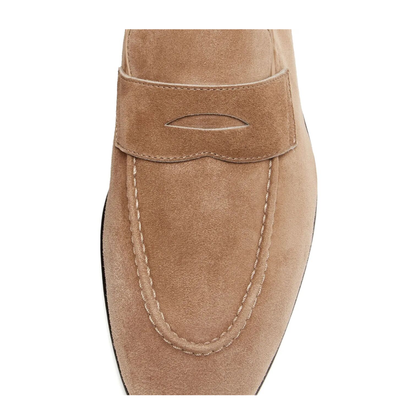 MAYFEYR - Brunello Cucinelli - Suede Soft Penny Loafers - MZUCAHG730