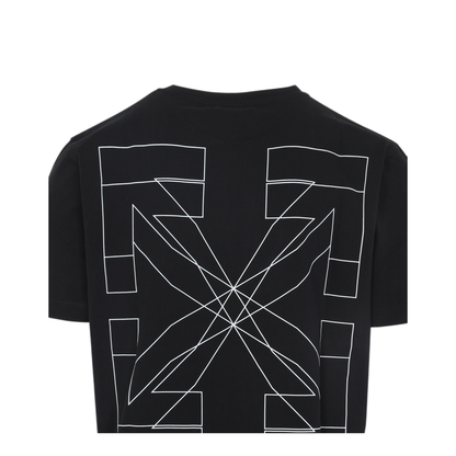 MAYFEYR - Off-White - Big Double Arrow T-Shirt - OMAA027S26JER0030001BLACK