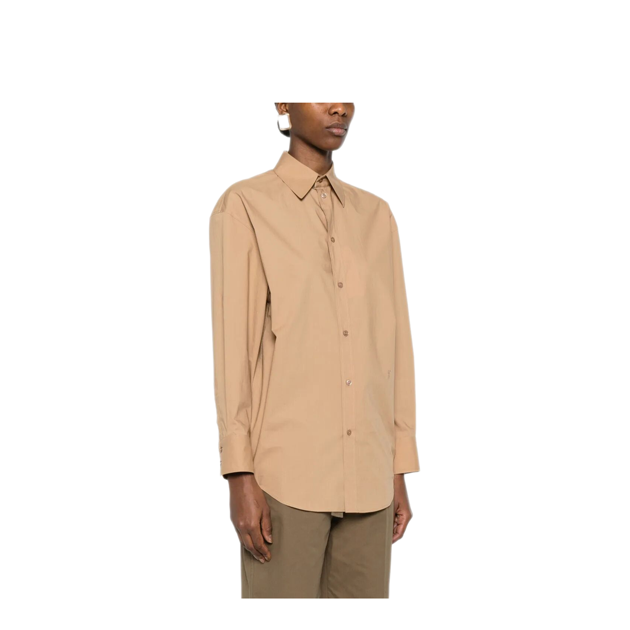 MAYFEYR -  - Cotton Poplin Shirt With Cassandre Embroidery - 865483YZ9GB2100