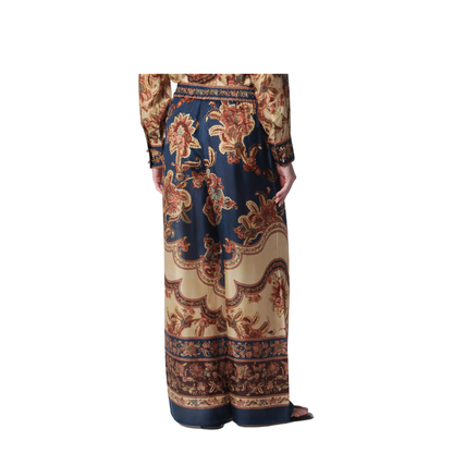 MAYFEYR - Zimmermann - Aster Navy Jacobean Trousers - 8279PSS261SINJ