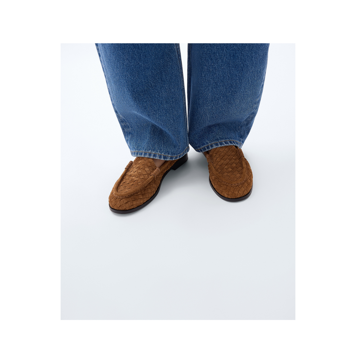 Intrecciato Suede Supple Loafer