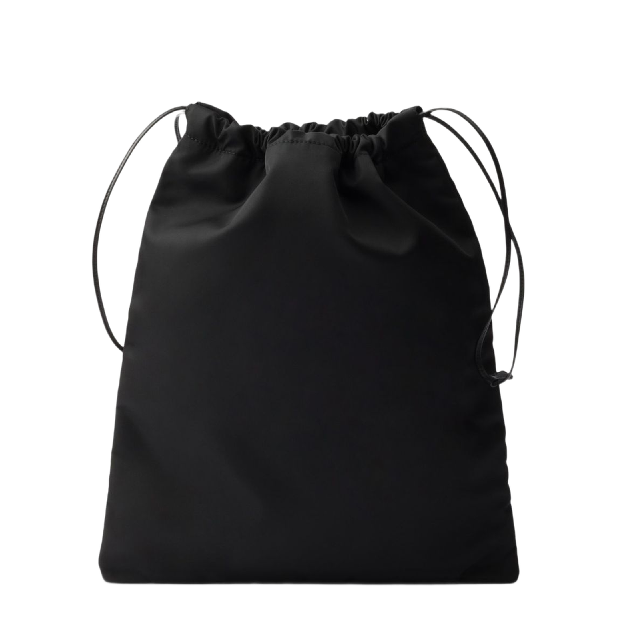 Black Pouch in Re-Nylon with Logo