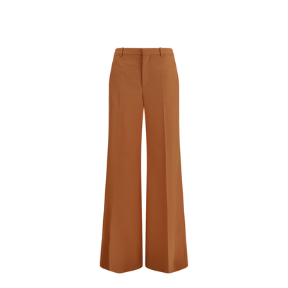 MAYFEYR - Chloè - High-Waisted Flared Cotton Pants - CH26APA36066