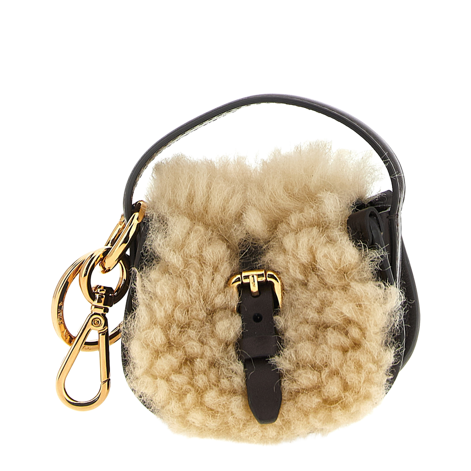 Cindolo Shearling Bag In Multicolor