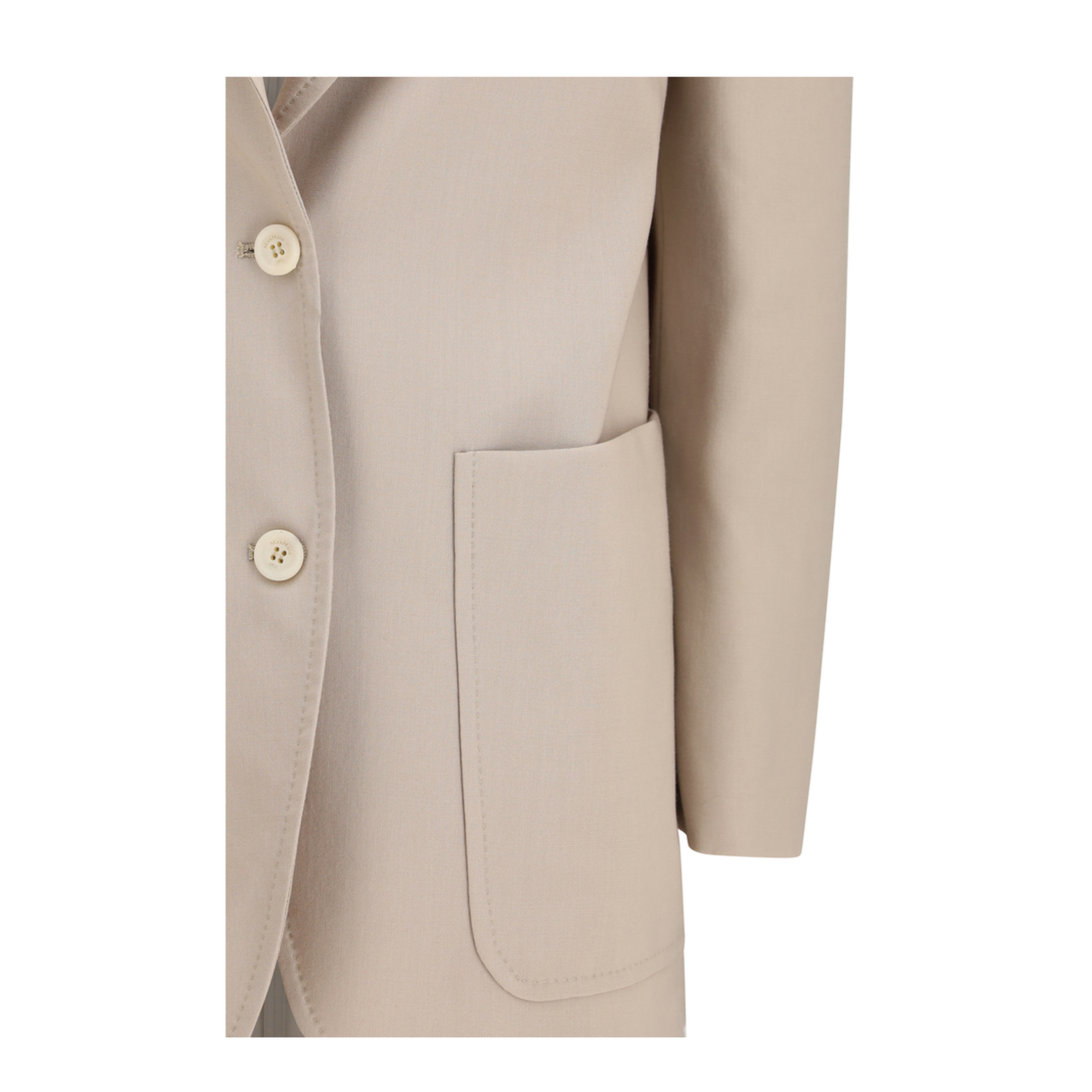 MAYFEYR - Max Mara - Single Breasted Wool Blend Blazer - 2611041011600021