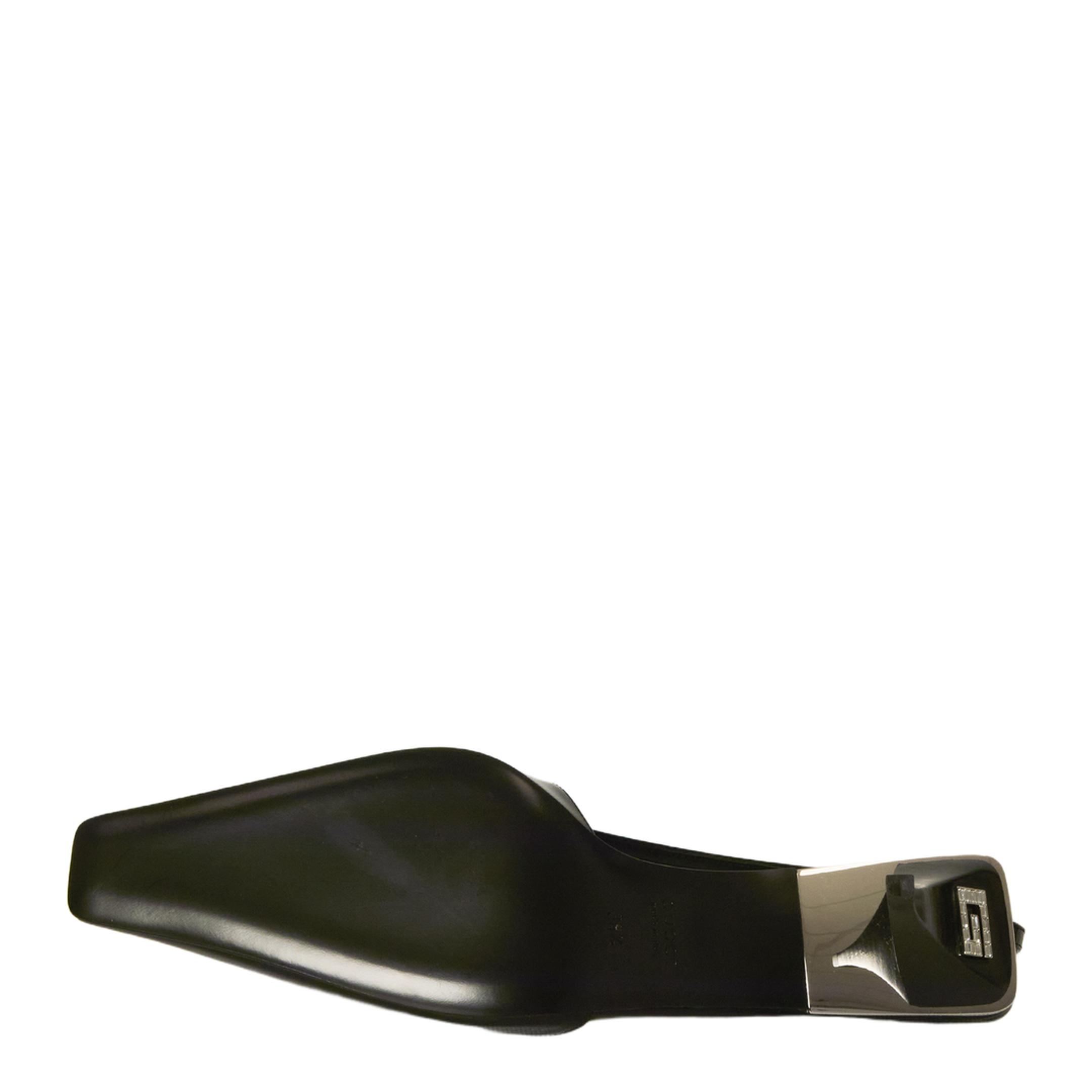 Crystal Logo Slingback Pumps