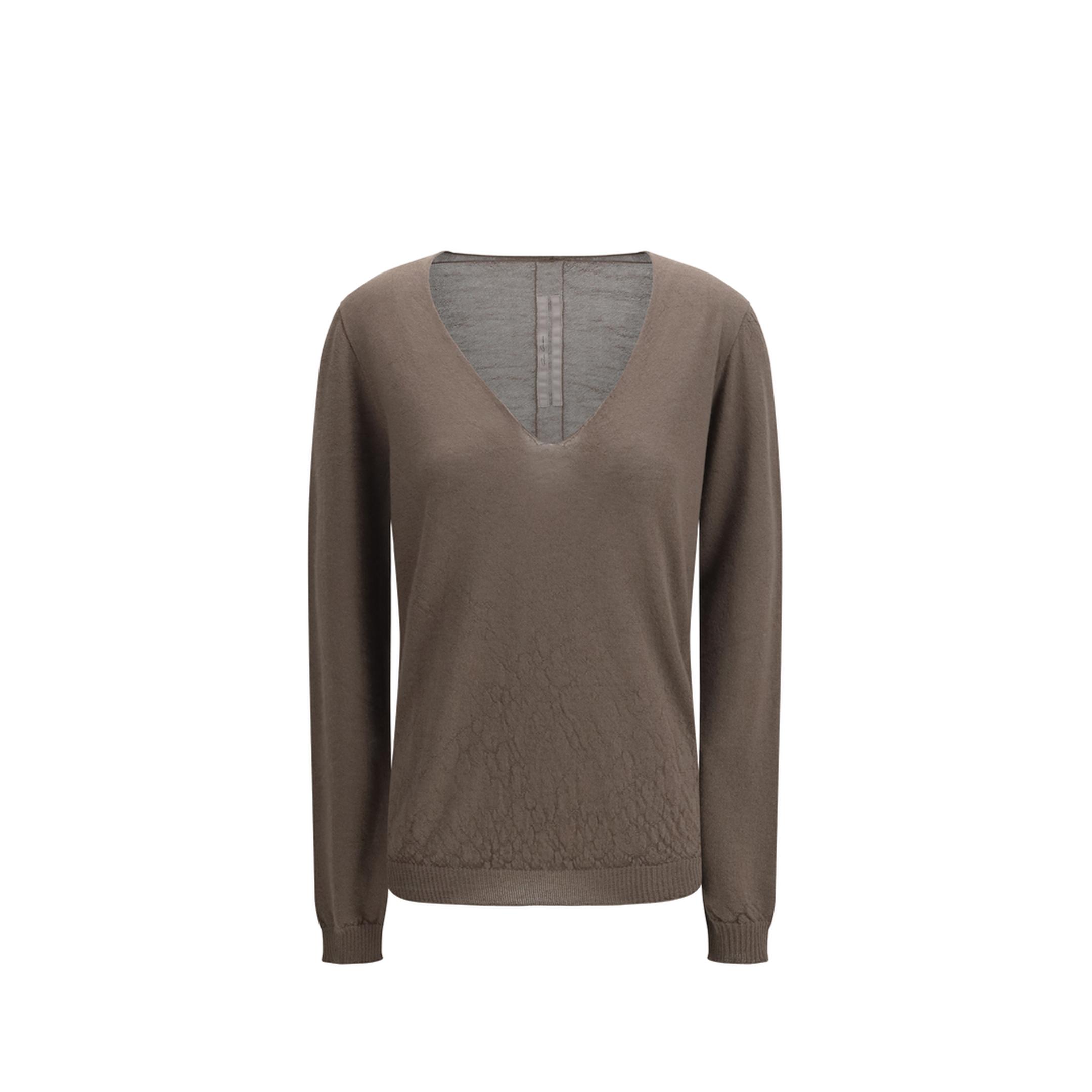 MAYFEYR - Rick Owens - Temple Extreme Sweater With V-Neck - RP01F6623