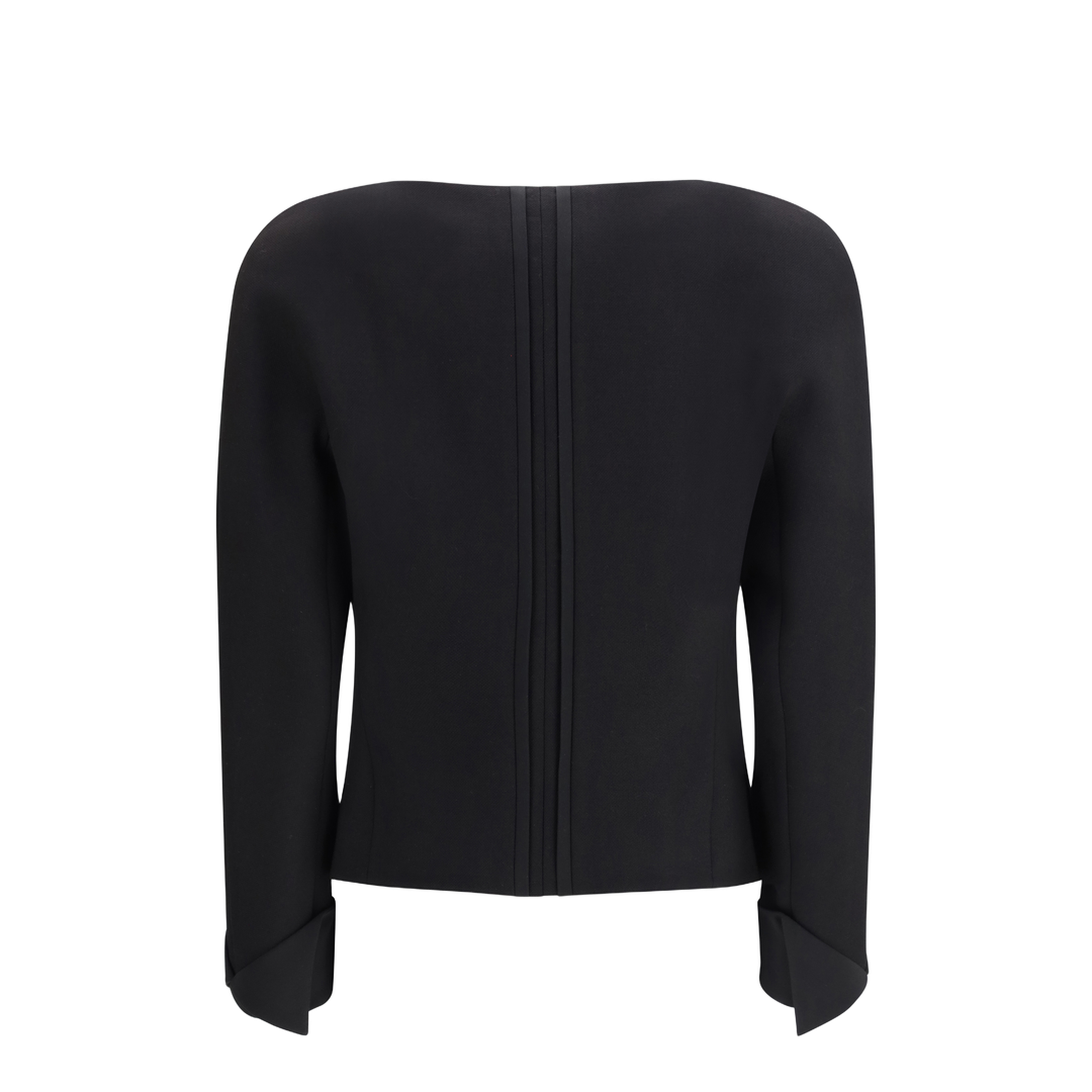 MAYFEYR - Chloè - Collarless Fitted Jacket In Wool Crêpe - CH26UVE04061
