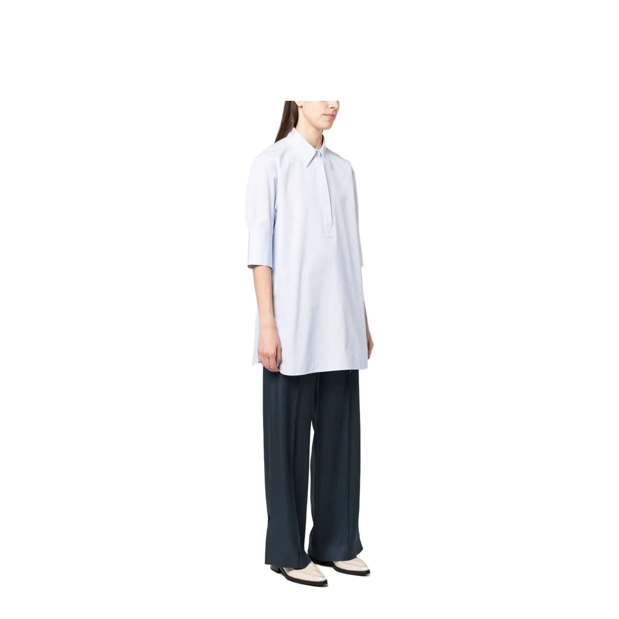 Cotton Shirt - Blue