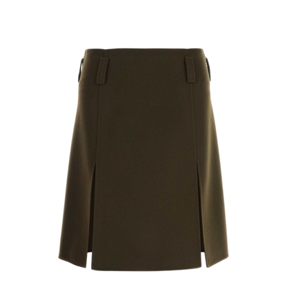 MAYFEYR - Miu Miu - Brown Wool Blend Skirt - MG2751SOOO15Q8F0334