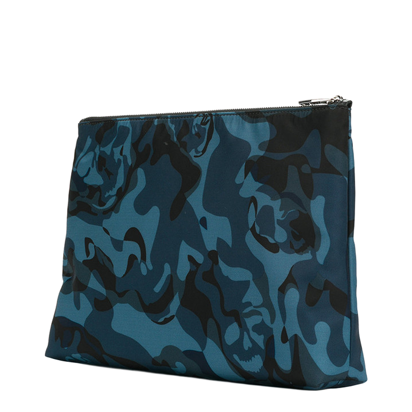 Multicolor Camouflage Skull Handheld Bag