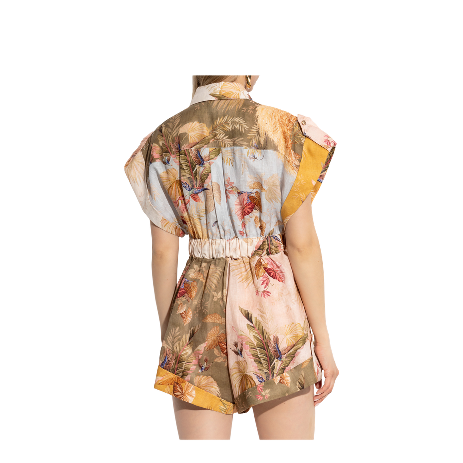 Jumpsuit with Colorful Print