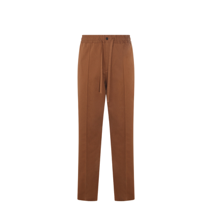 Men's Drawstring Pants Brown