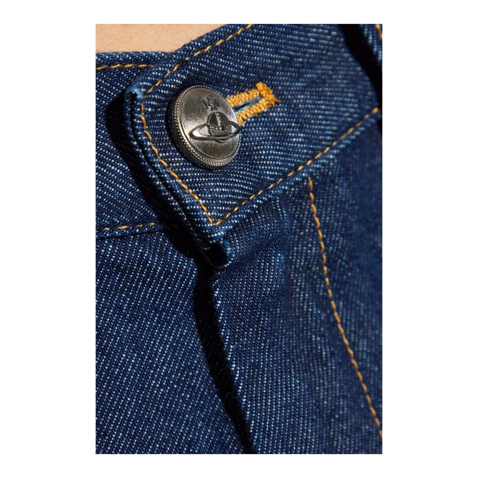 Blue Organic Cotton Denim Jeans