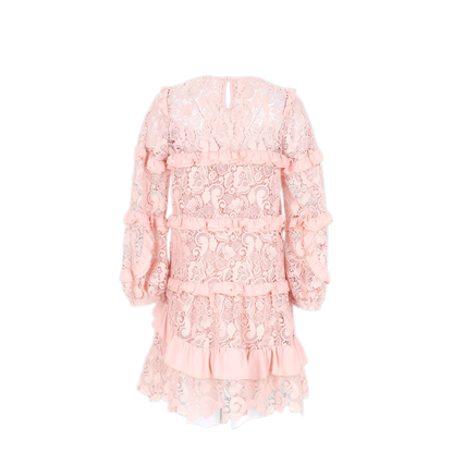MAYFEYR - N°21 - Lace Dress With Ruffles - H02149054163