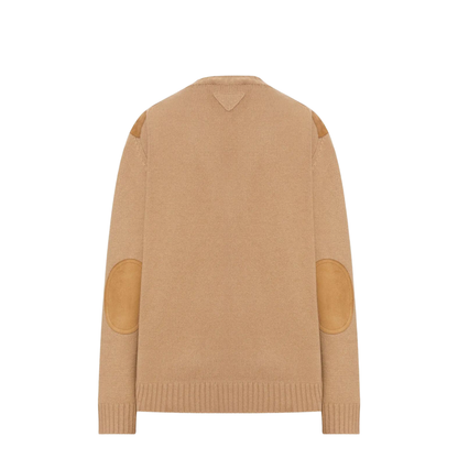 MAYFEYR - Prada - Suede-Panel V-Neck Wool Sweater - P24T2BSOOO173P