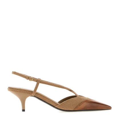 MAYFEYR - Miu Miu - Decollete Biscuit Flannel Pumps - 5I784EFDX553ZQHF0G3V