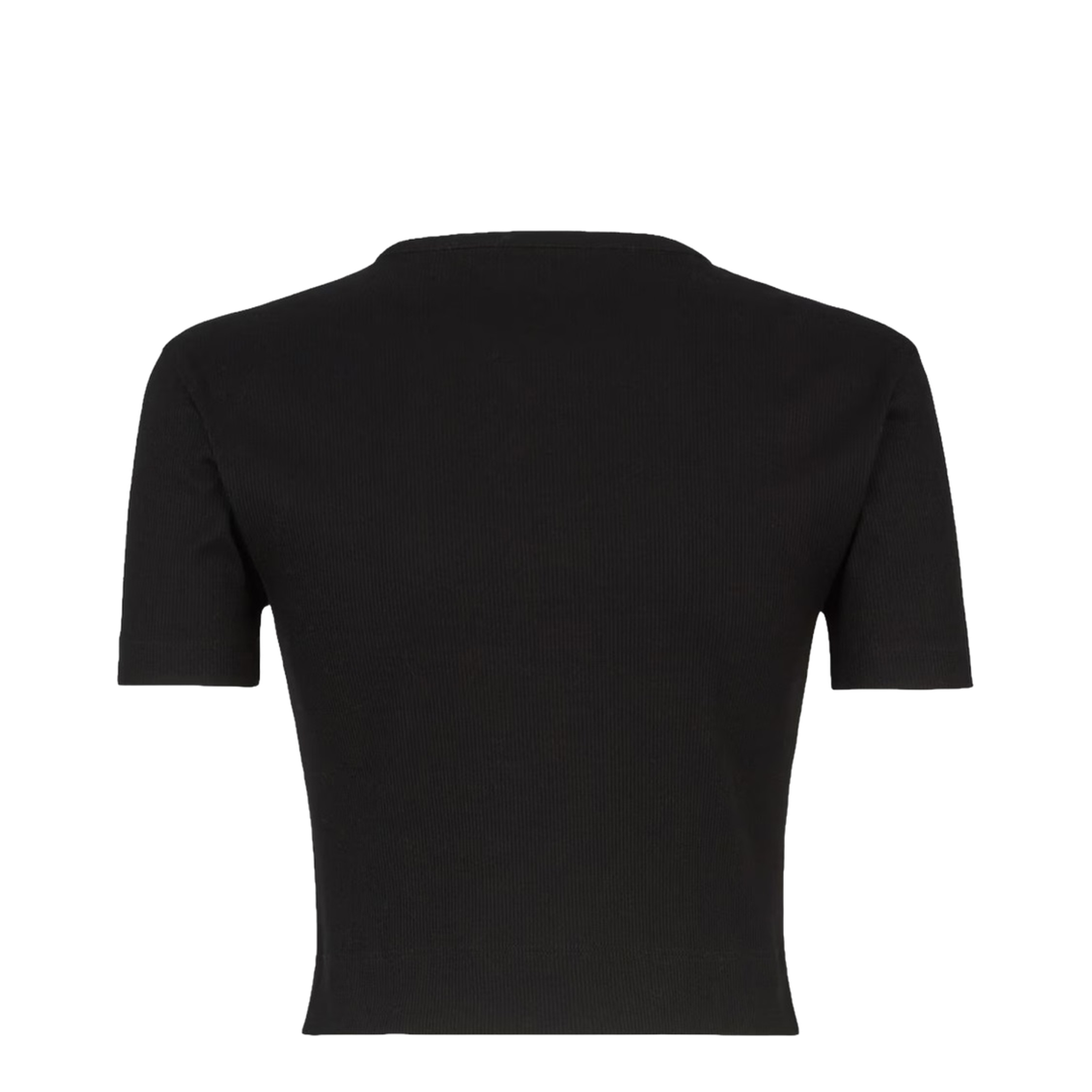 Black Cotton Top with Logo