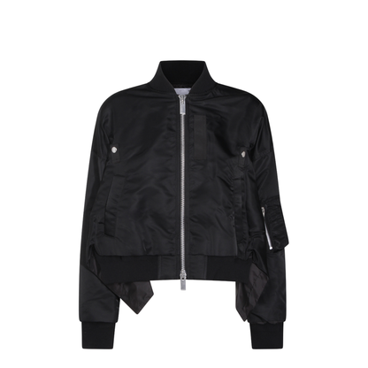 Cropped Bomber Jacket