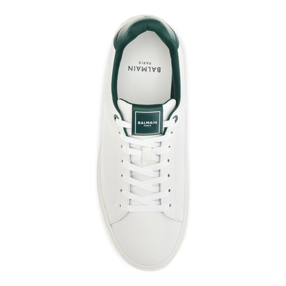 MAYFEYR - Balmain - B-Court Leather Sneakers - HM1VI288LVTR