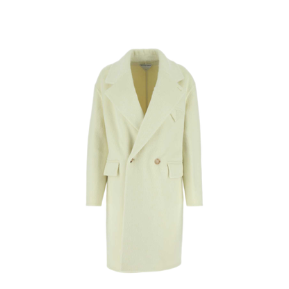 MAYFEYR - Bottega Veneta - Ivory Wool Blend Coat - 689344V2C907112