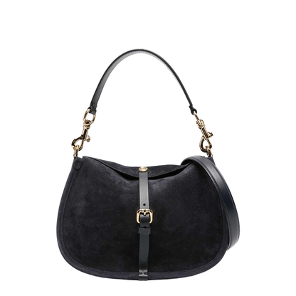 Medium Suede Pony Bag