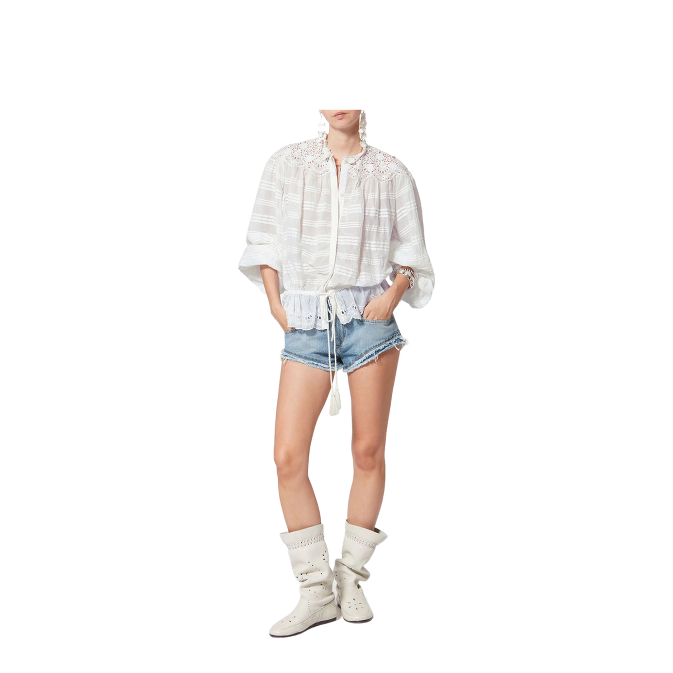 MAYFEYR - Marant Etoile - Shirts White - HT0767FA-D1J05E20WH