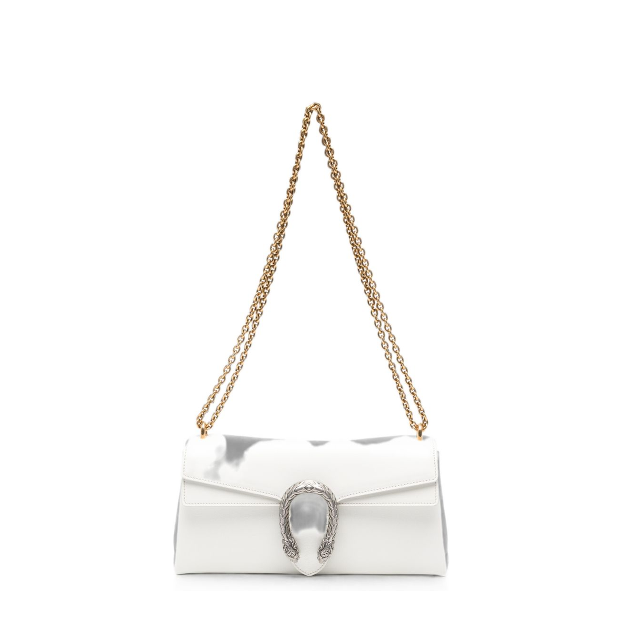 MAYFEYR - Gucci - Medium Shoulder Bag In White Leather - 874735AAGD59214