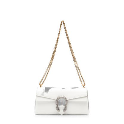 MAYFEYR - Gucci - Medium Shoulder Bag In White Leather - 874735AAGD59214