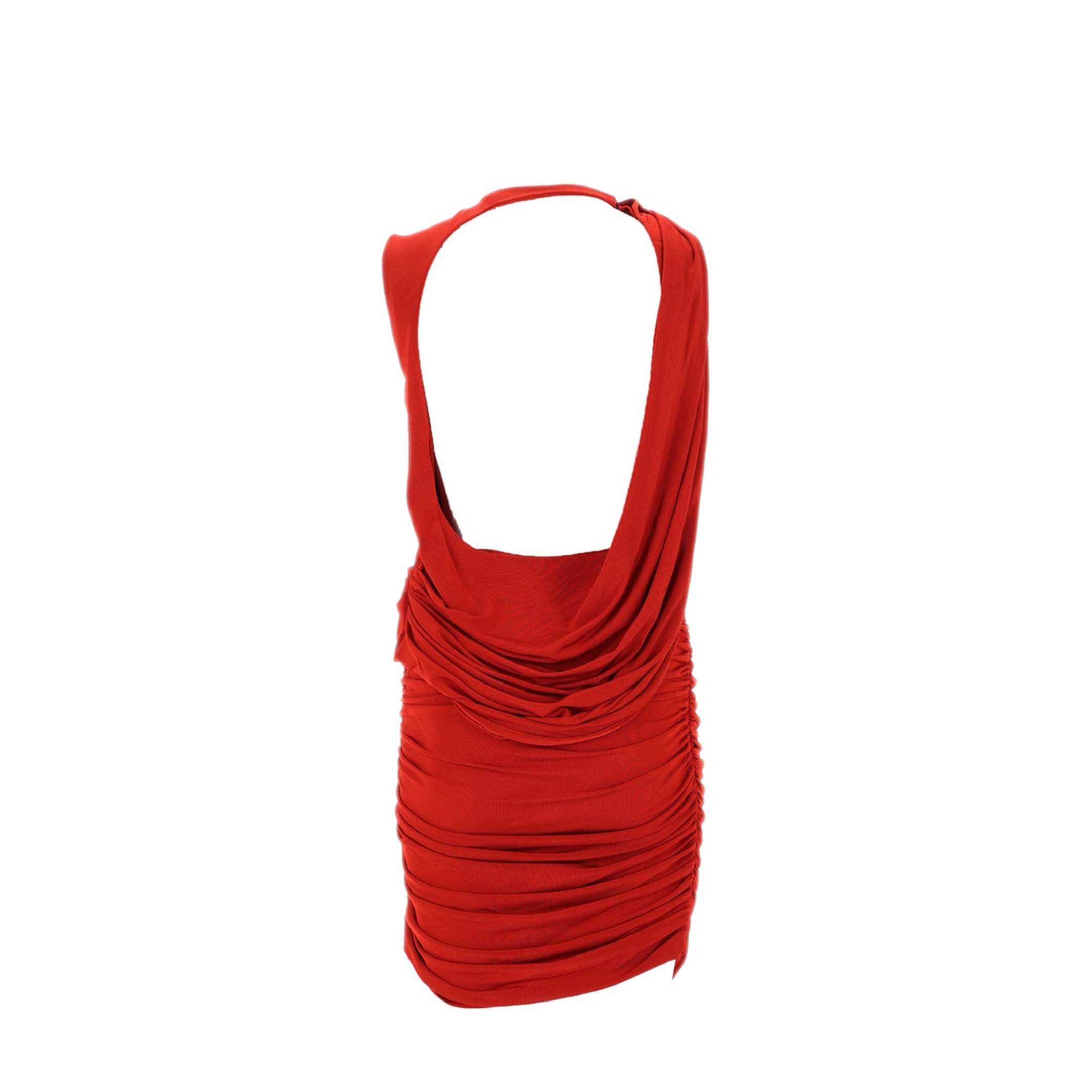 MAYFEYR - Magda Butrym - Short Dress With Draping - 131525RED
