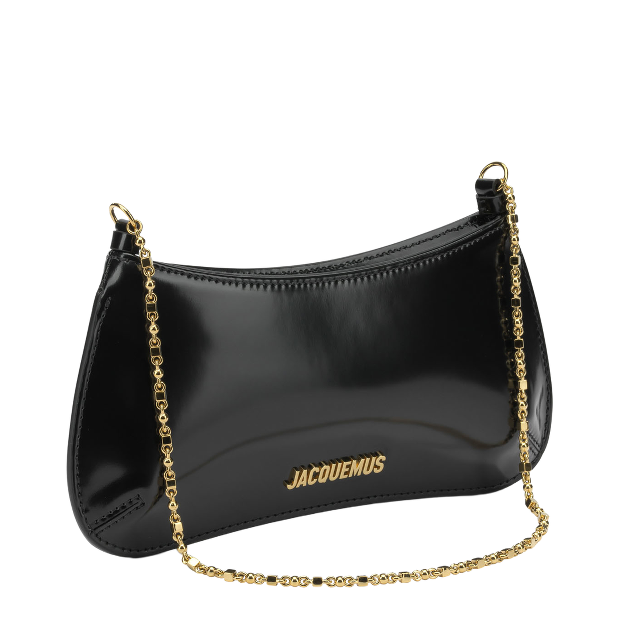 MAYFEYR - Jacquemus - "Le Petit Bisou Chaine" Small Shoulder Bag - BAW00404BC18A01BLACK