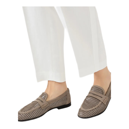 MAYFEYR - Brunello Cucinelli - Sparkling Net Leather Loafers - MZDVC3182C2767