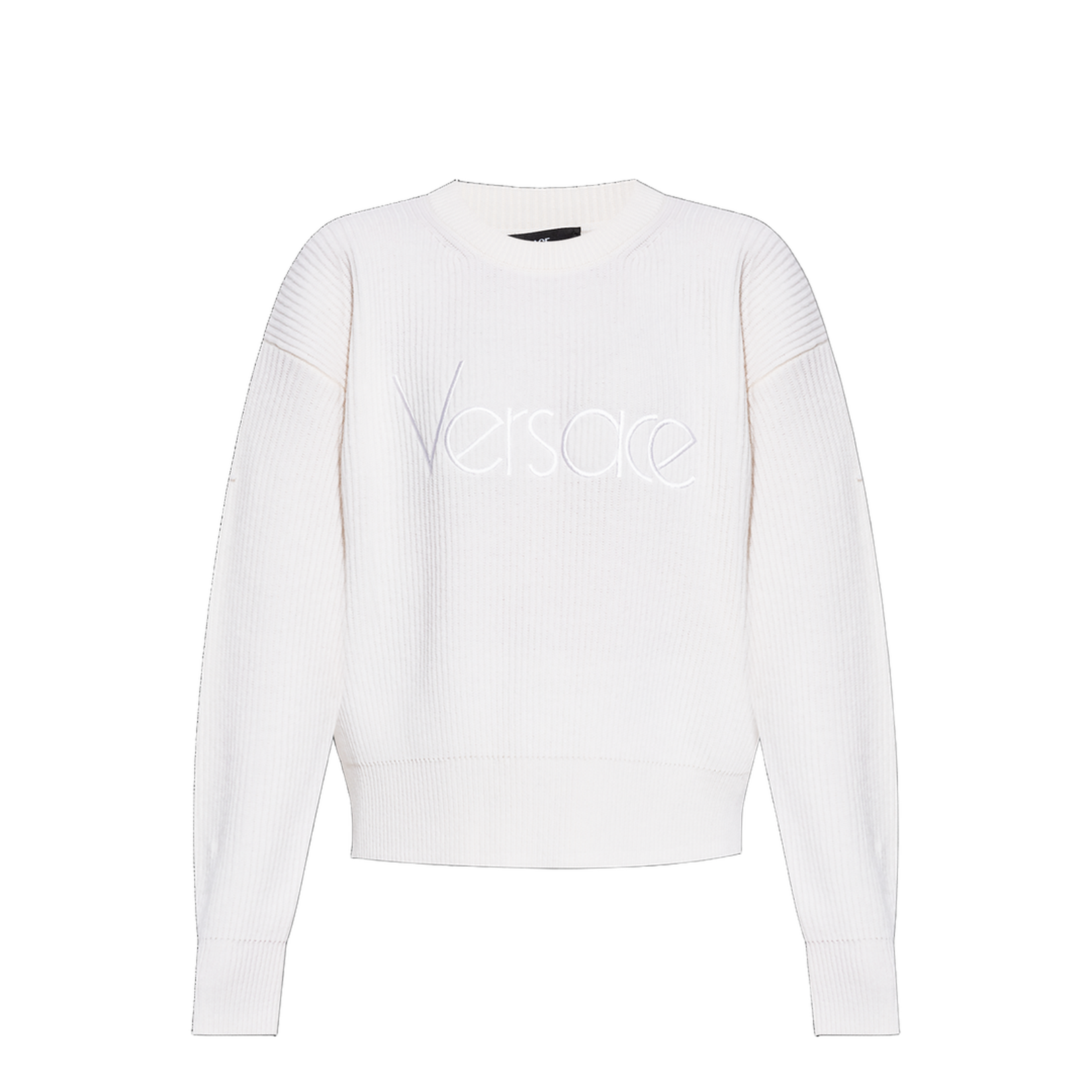 Sweater with Embroidered Logo